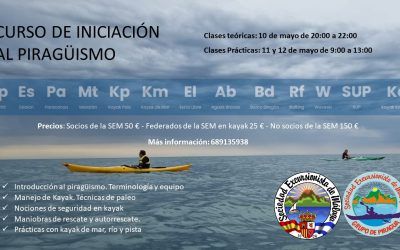 III Curso iniciación al piragüismo