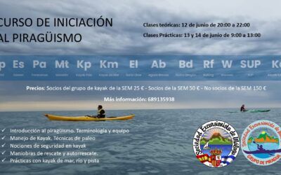 V curso de iniciación al piragüismo – 2026